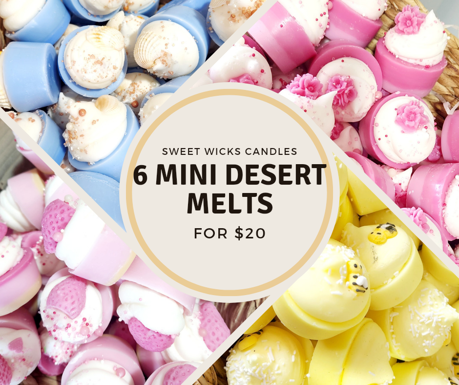 6 for 20 Sweet wicks candles